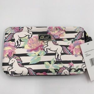 Luv Betsey Johnson Unicorn Flower wallet